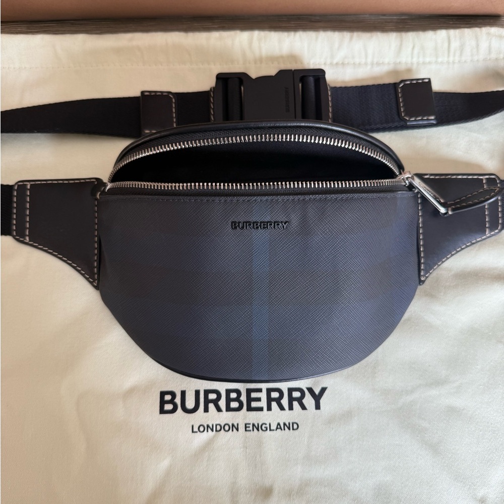 Burberry Charcoal Belt Bag